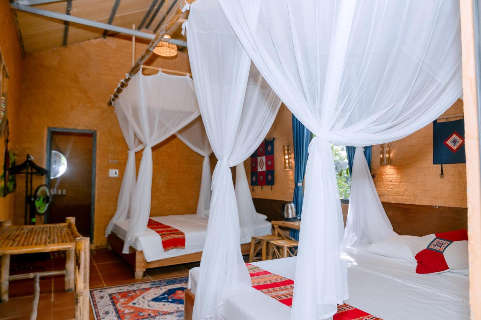 Pu Luong Homestay & Tours Huong Ba Thuoc Exterior photo