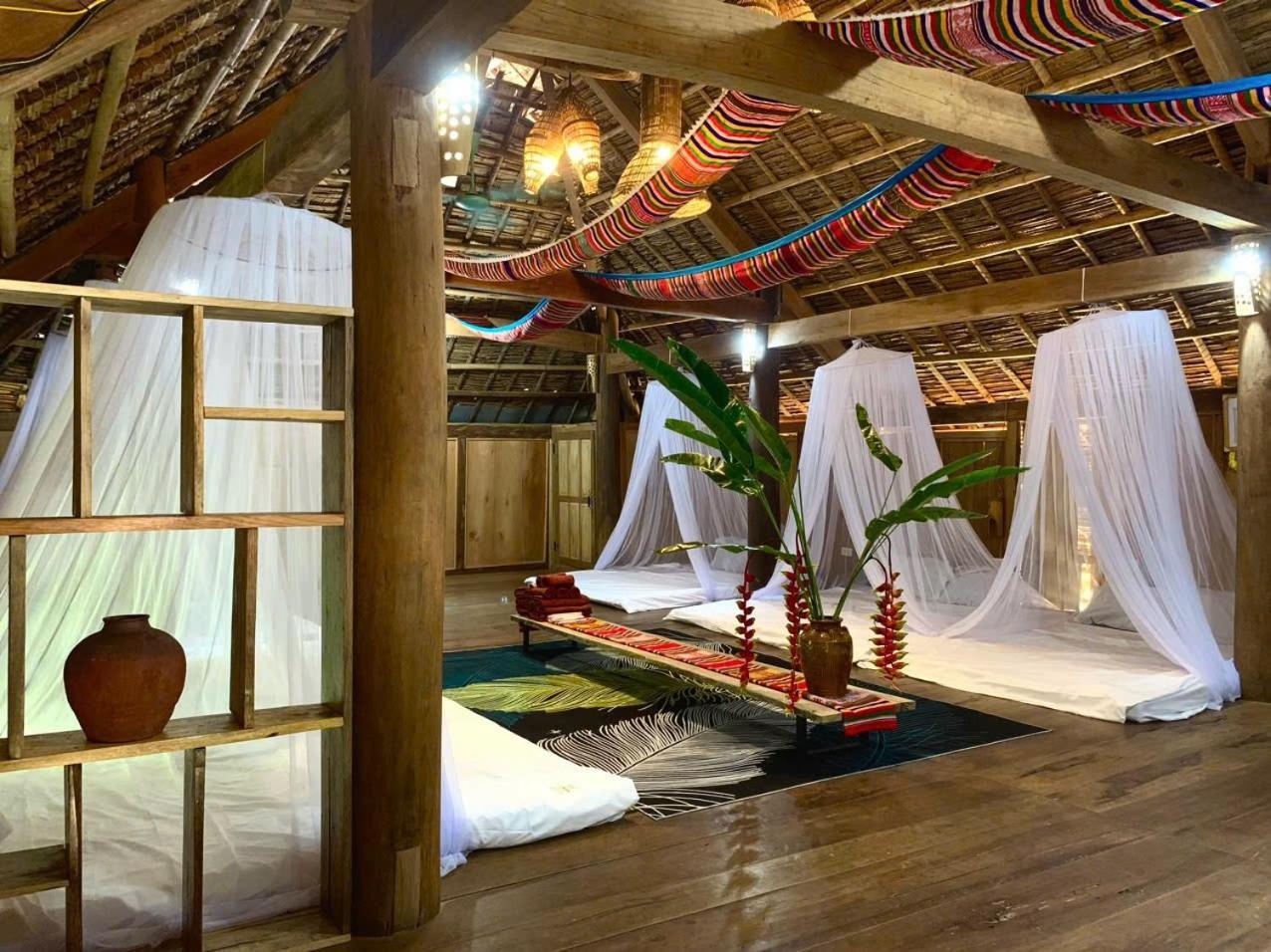 Pu Luong Homestay & Tours Huong Ba Thuoc Exterior photo